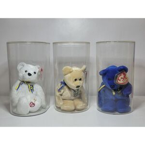 TY Beanie Babies Portsmouth Football Club Pompey Premier P.F.C.Bear Plush Soft